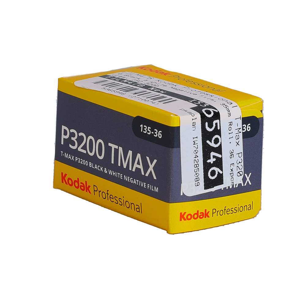 Kodak Professional T-Max P3200 Black & White Negative Film, 35mm Roll, 36 Exposures, ISO 3200