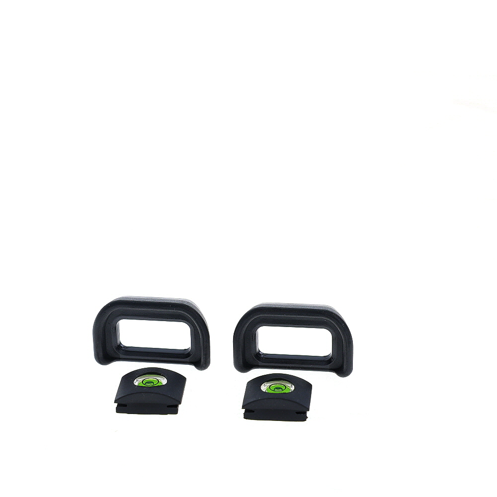 K&F Concept Replacement Viewfinder Eyecup for Sony FDA-EP17 + Shoe Bubble Level (2 of Each Pack)