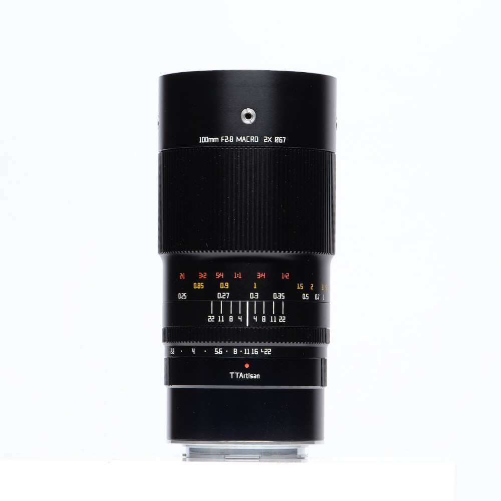 TTArtisan 100mm f/2.8 Macro 2X Full-Frame Manual Focus Lens for Leica L-Mount, Black | 67