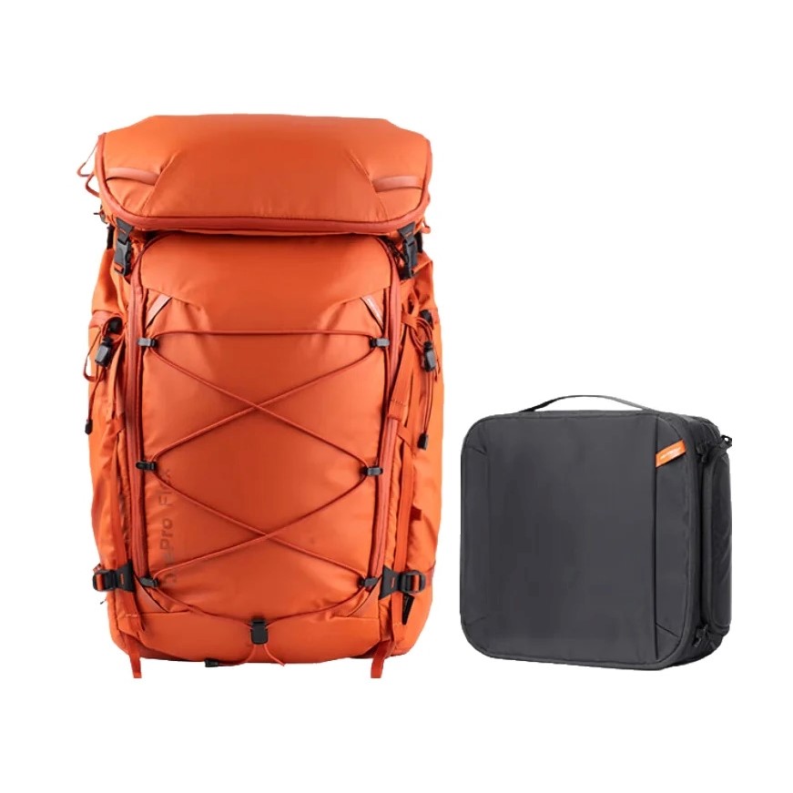 PGYTECH OnePro Flex Backpack 40L with Medium Camera Insert, Sunset Orange