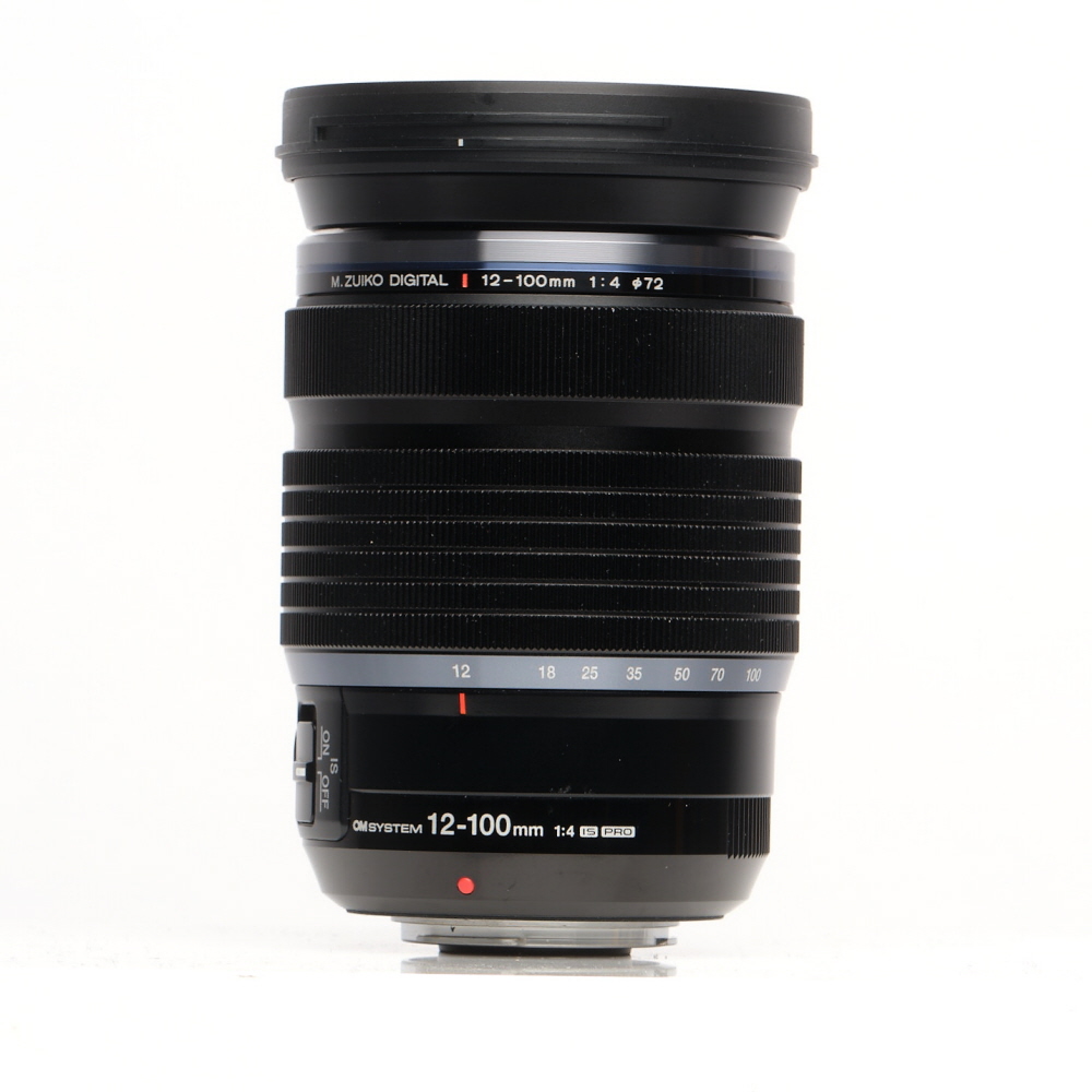 OM SYSTEM 12-100mm f/4 ED IS M.Zuiko PRO Autofocus Lens for MFT (Micro Four Thirds), Black | 72
