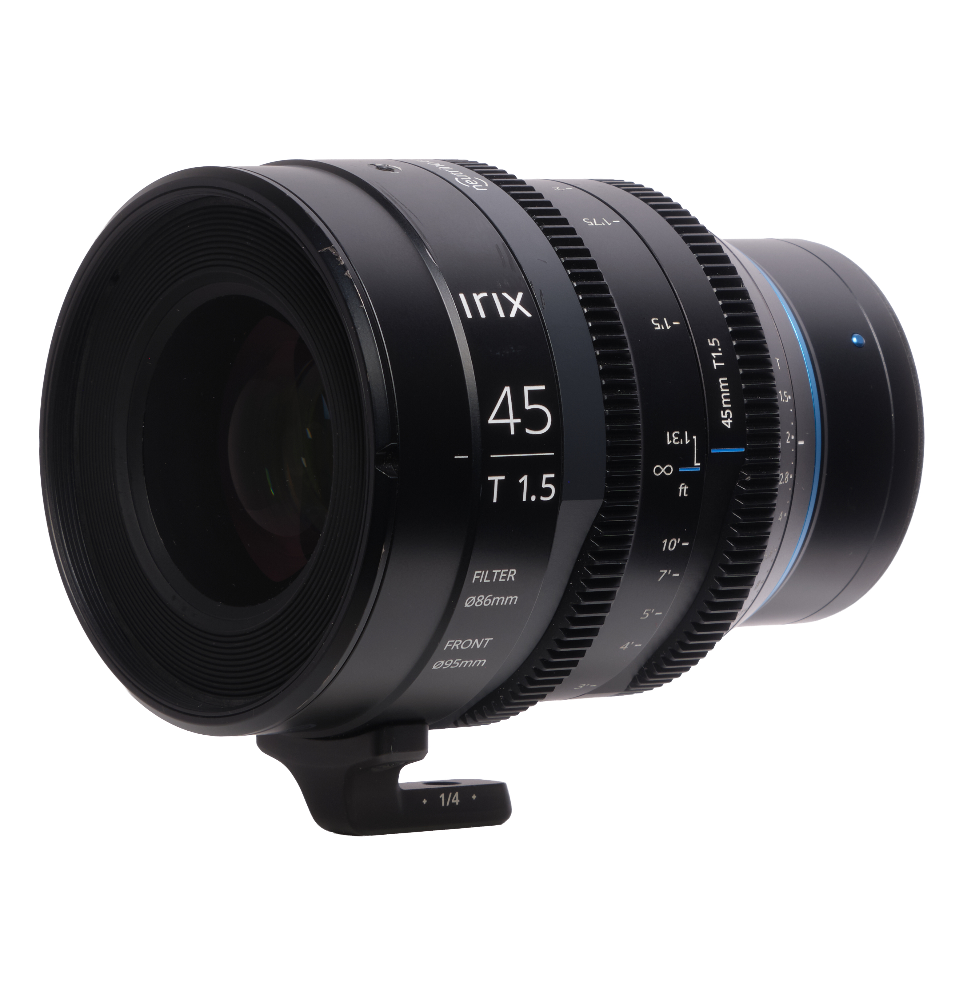 IRIX 45mm T1.5 Cine Full-Frame (43.3mm Image Circle) Lens for Canon RF-Mount, Black | 86 | Imperial Scale