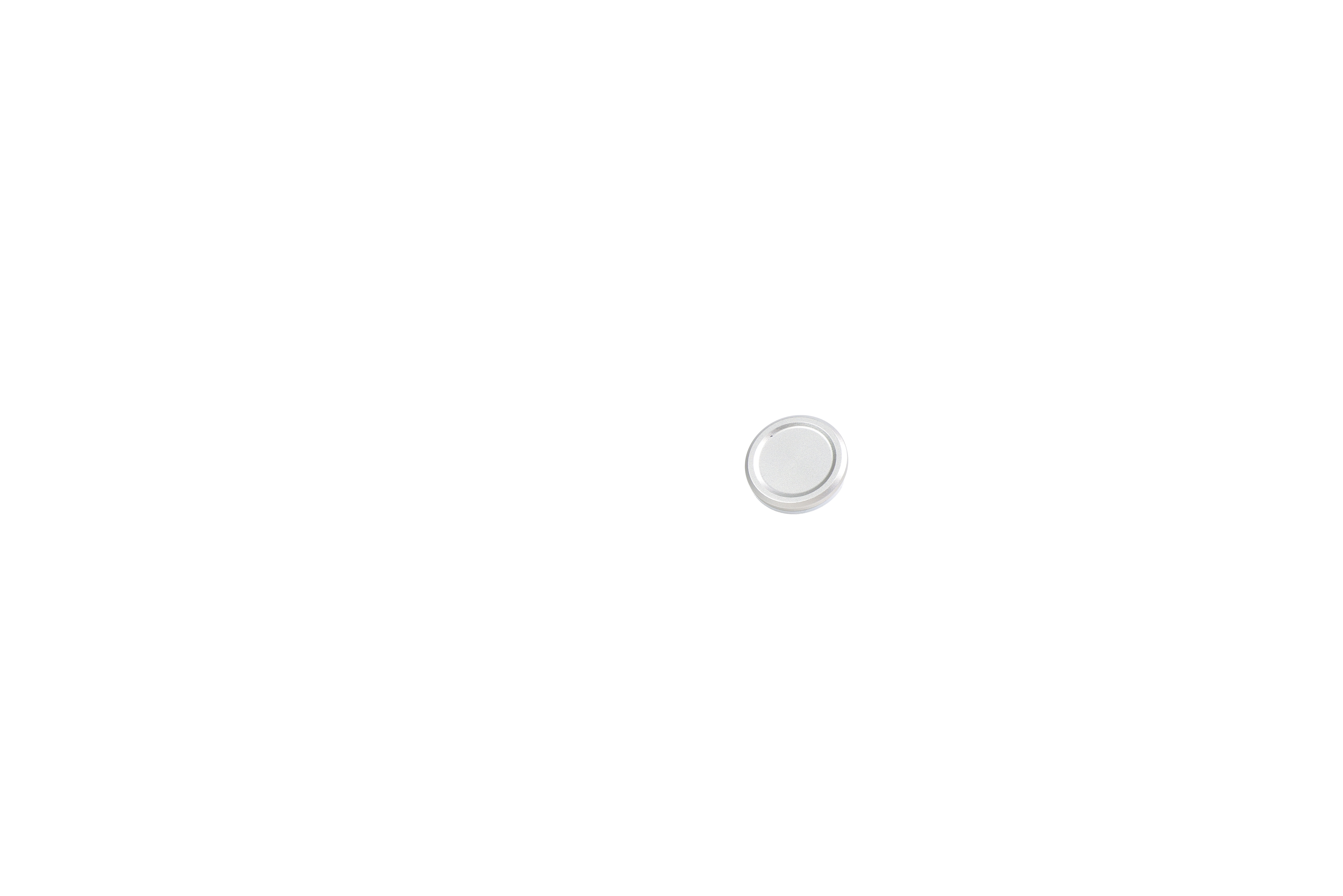 Leica Soft Release Button, Silver Anodized Aluminum (19672)