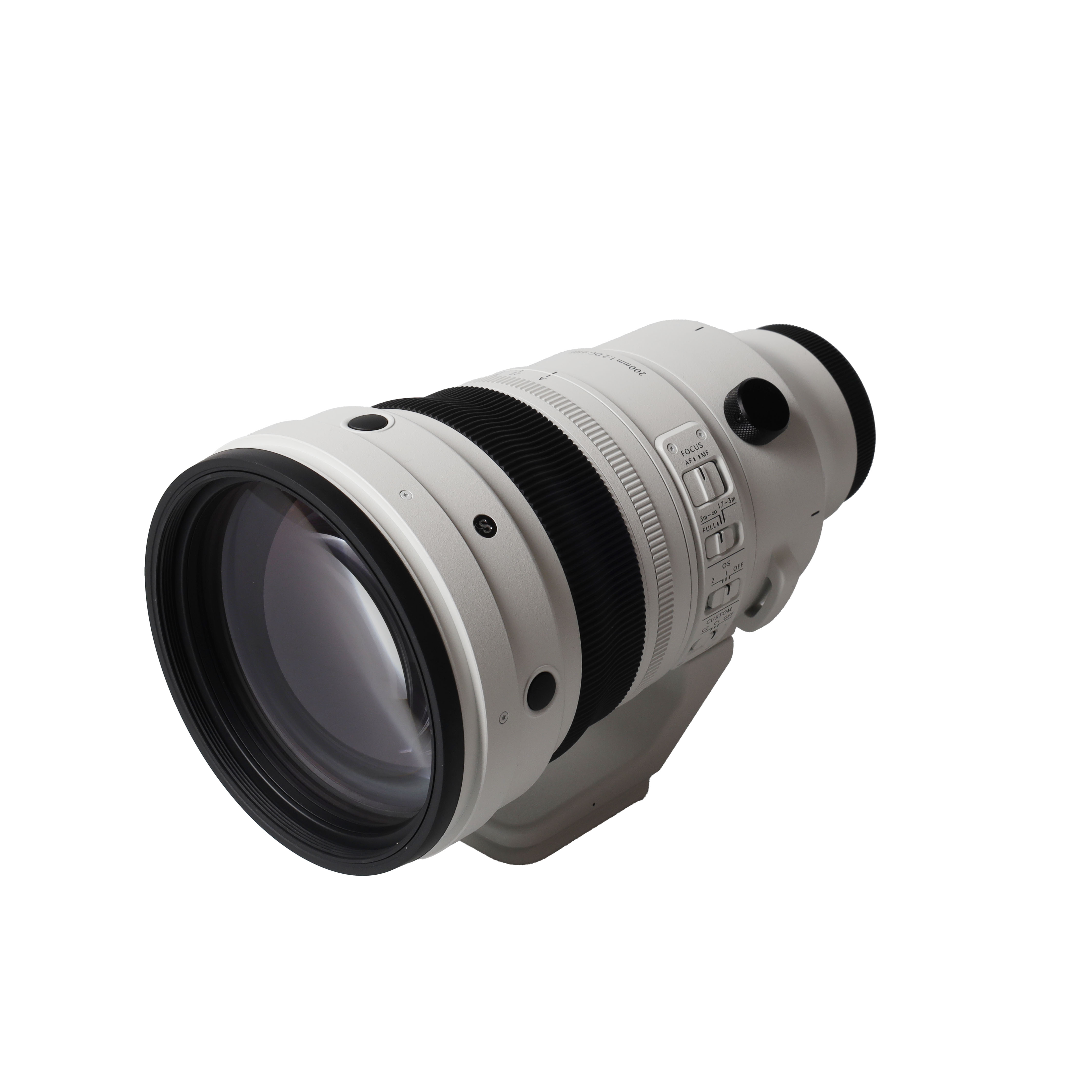 Sigma 200mm f/2 DG OS S (Sports) Full-Frame Autofocus Lens for Leica L-Mount, White | 105