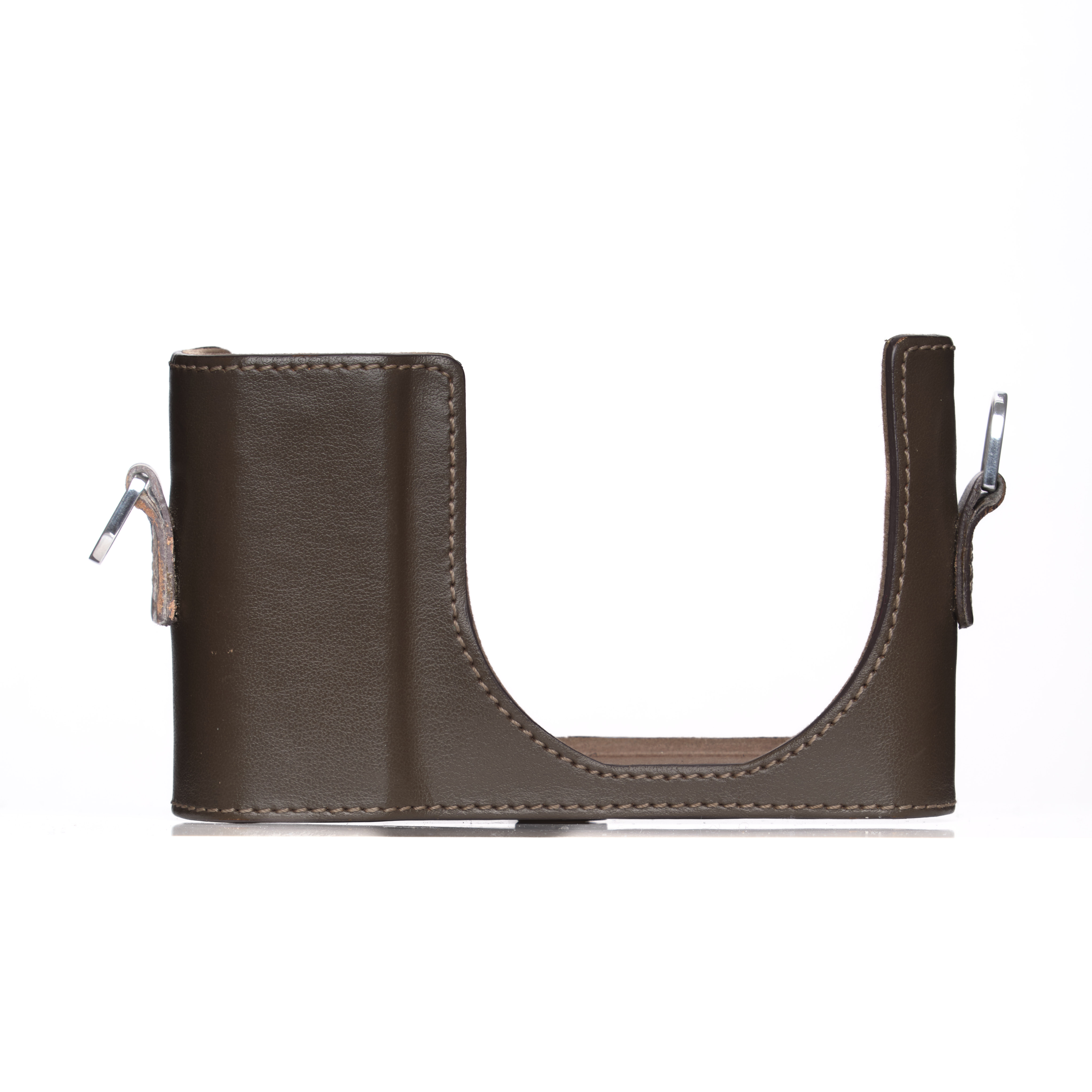 Leica Protector Half Case for Leica C-Lux (Type 1546), Taupe Leather (18848)