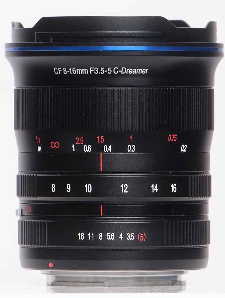 Venus Optics Laowa 8-16mm f/3.5-5 CF C-Dreamer Manual Focus APS-C Lens for Canon-EF-M Mount, Black | 86
