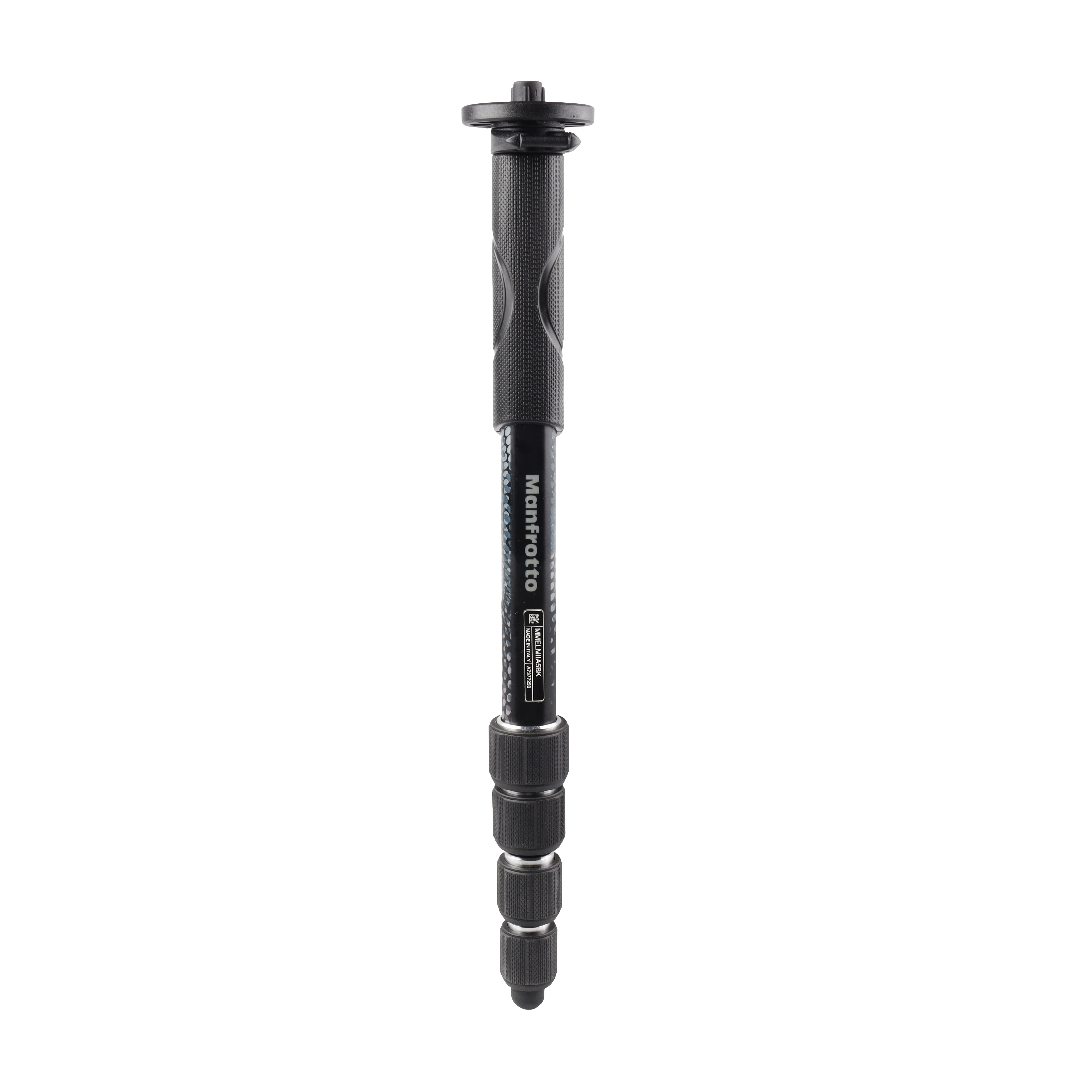 Manfrotto MMELMIIA5BK Element MII Aluminum Monopod, Black, 5-Section, 16.3-62.6 in.