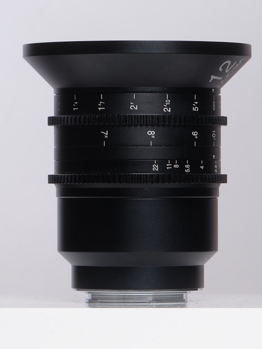 Venus Optics Laowa Cine 12mm T2.9 Zero-D Distortion Full-Frame Manual Lens for Sony E-Mount, Black | 114 w/ Step-Up Ring