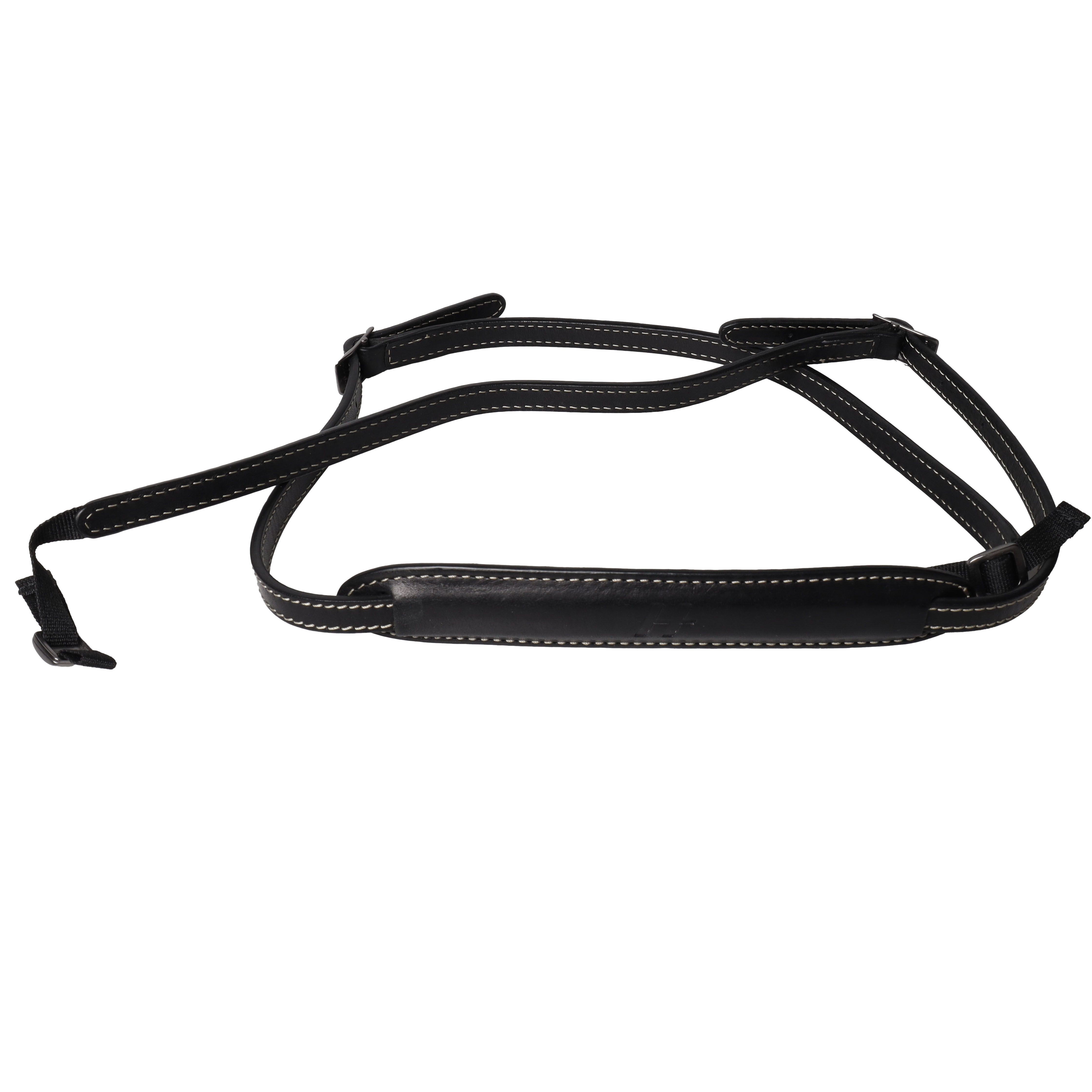 Hasselblad Neck Strap for Stellar Special Edition, Black Leather with White Stitching