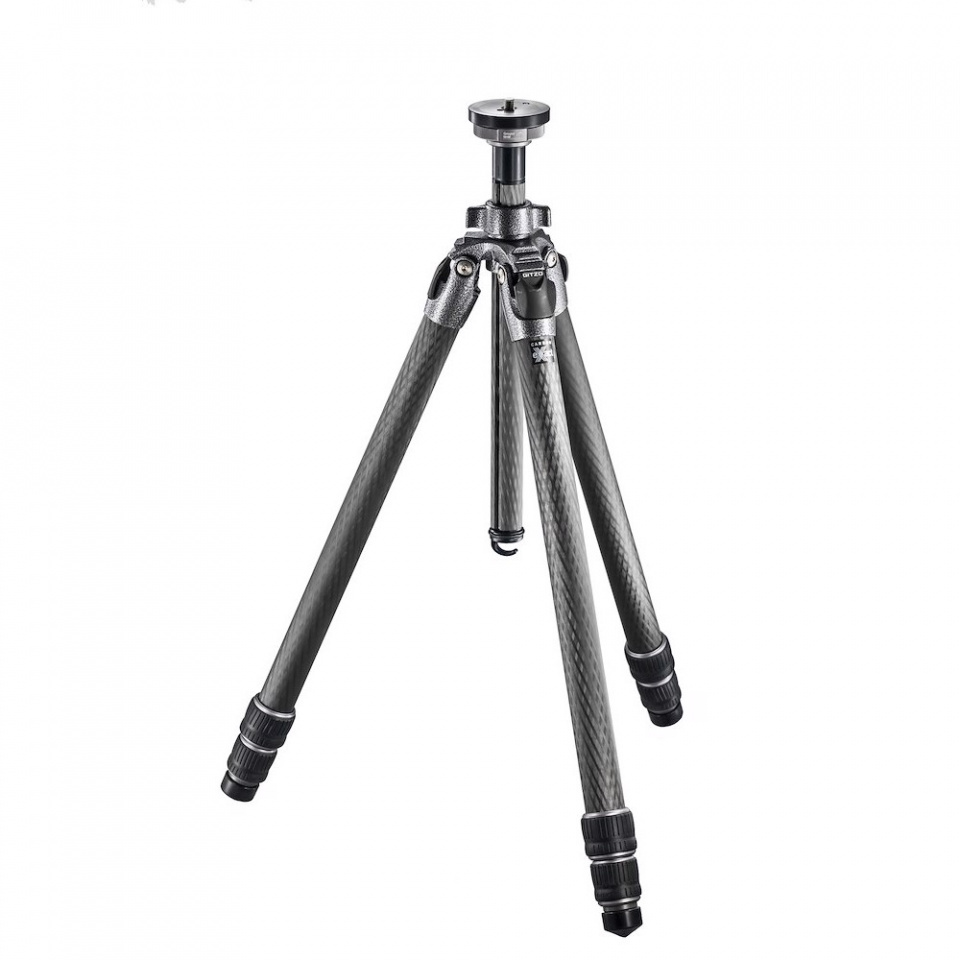 Gitzo Mountaineer GT3532 Series 3 6x Carbon Fiber Tripod Legs with Rapid Center Column, Hook, 3-Section, 6.3-63.39 in.