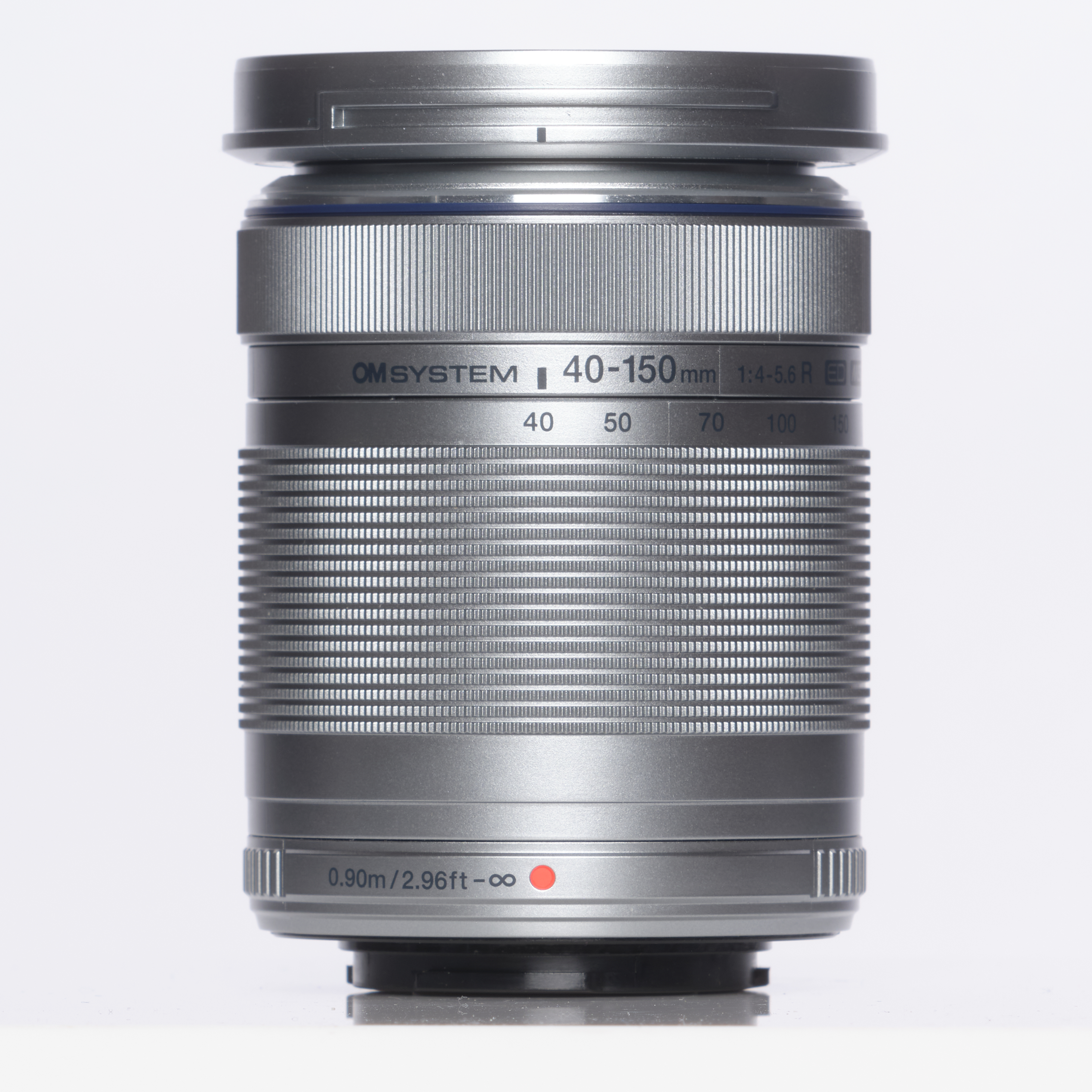OM SYSTEM 40-150mm f/4-5.6 R ED MSC M.Zuiko Autofocus Lens for MFT (Micro Four Thirds), Silver | 58