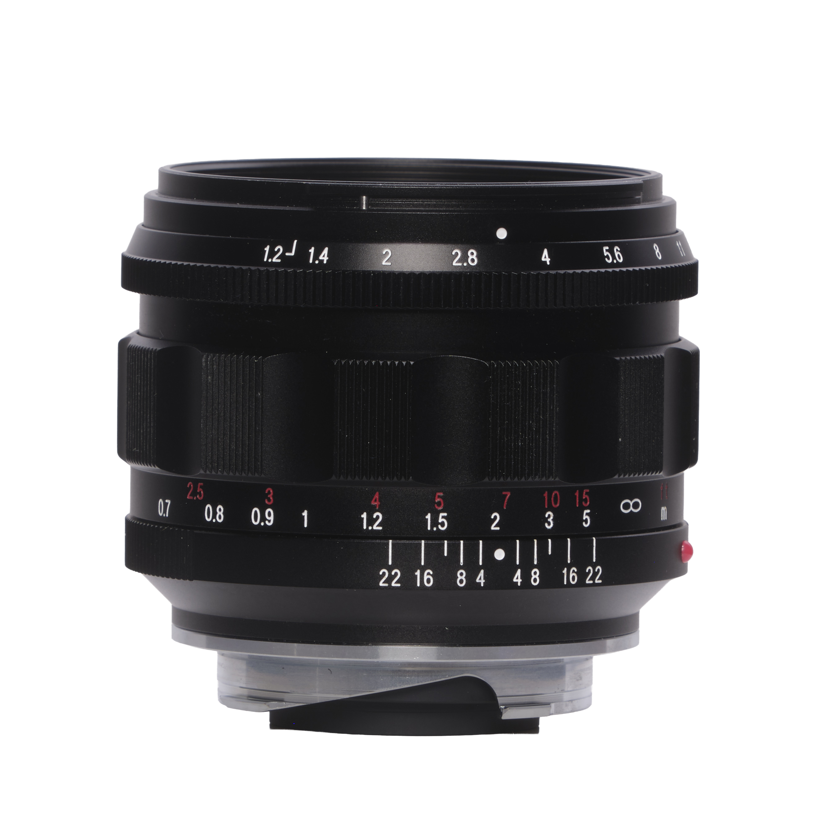 Voigtlander 50mm f/1.2 Nokton II VM Lens for Leica M-Mount, All Black | 52