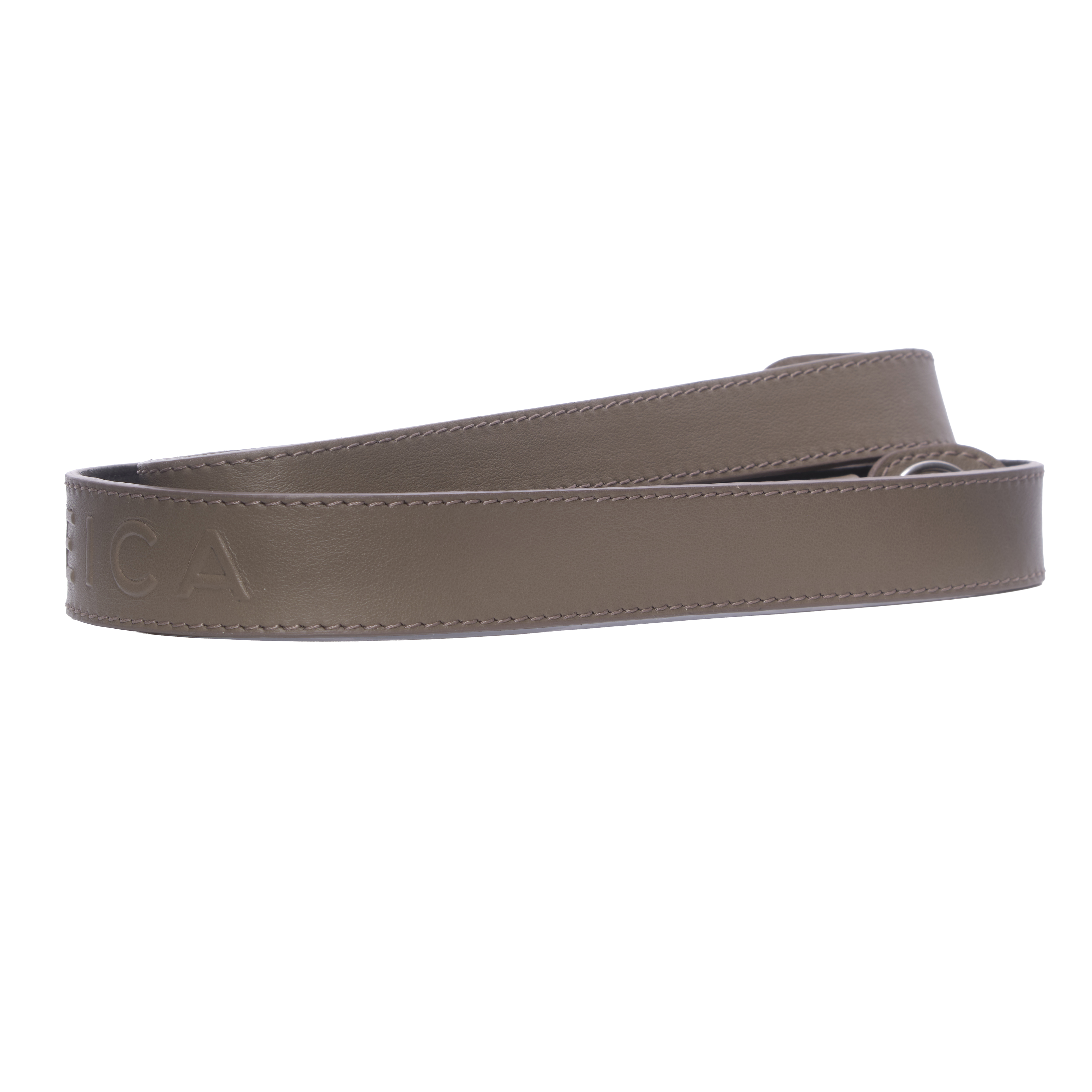 Leica Carrying Strap, Taupe Leather with Metal Connector Rings (18574)