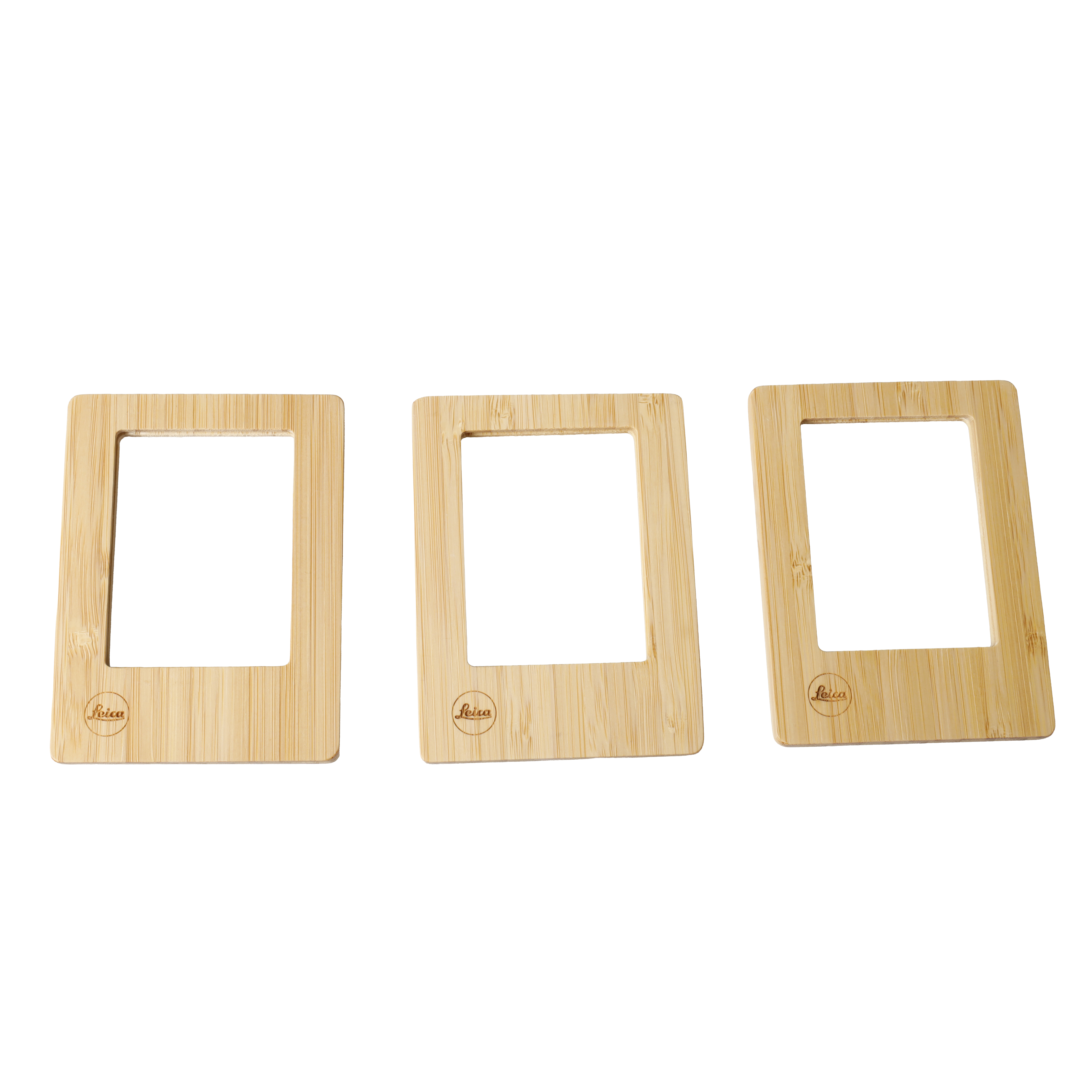 Leica Magnet Frame Set for SOFORT, Natural Bamboo (Set of 3) 19668