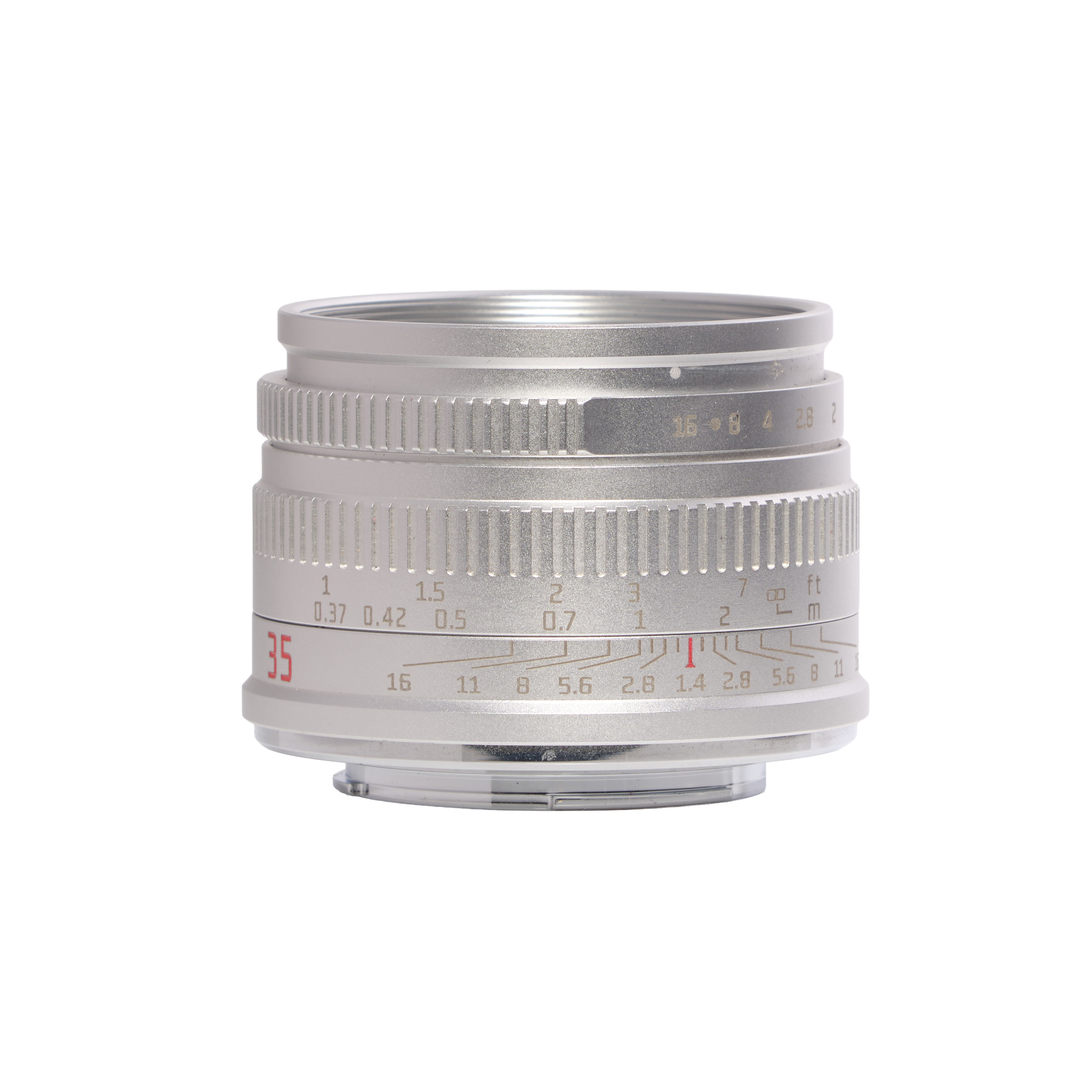 7artisans 35mm f/1.4 Manual Lens for Fujifilm X-Mount, Silver | 49