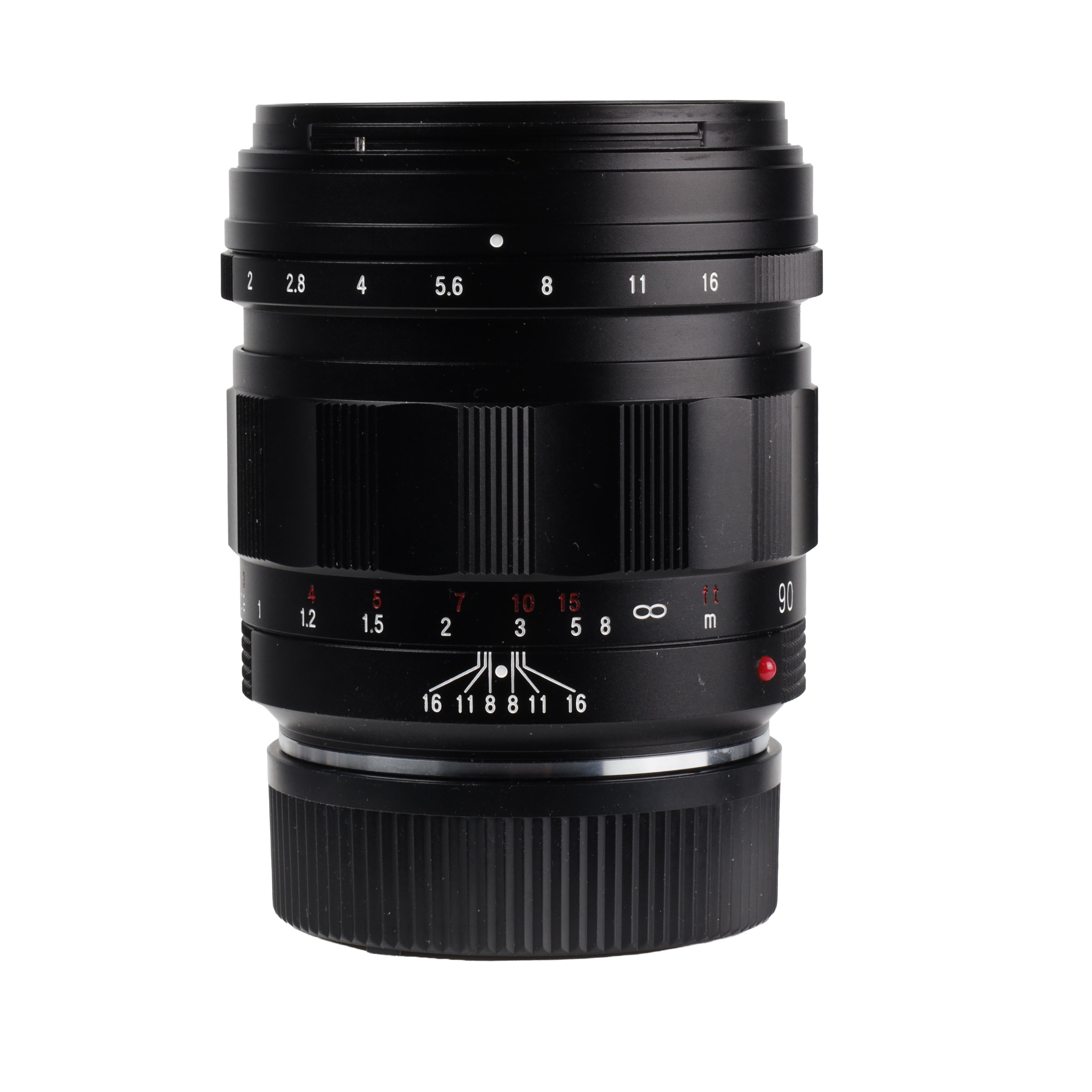 Voigtlander 90mm f/2 APO-Ultron VM Lens for Leica M-Mount, Black, Converted to 6-Bit | 52