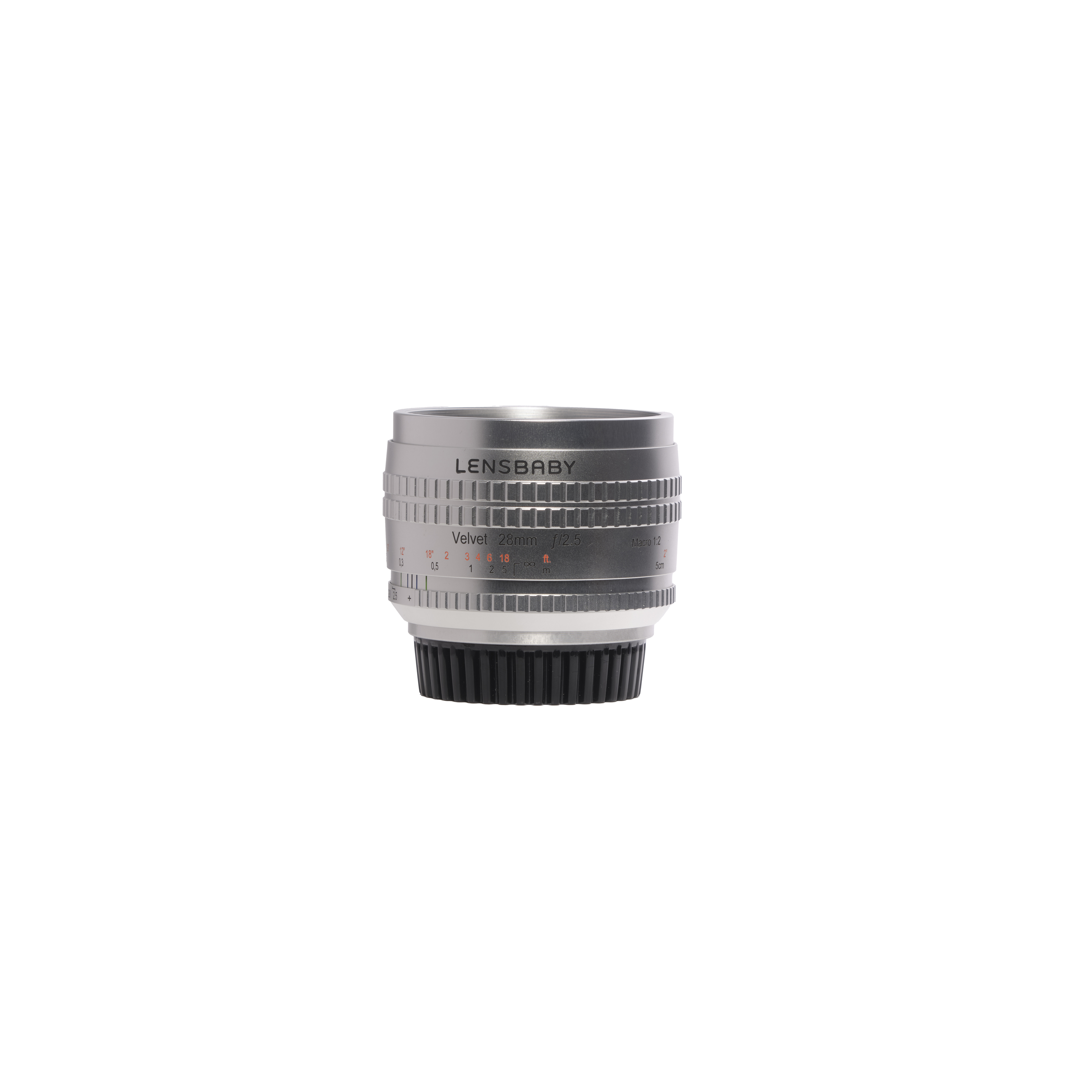 Lensbaby Velvet 28mm f/2.5 Manual Lens for Canon EF-Mount, Silver | 67