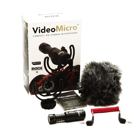 RODE VideoMicro Ultracompact Camera-Mount Microphone