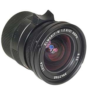 Leica 21mm f/2.8 Elmarit-M ASPH. M-Mount Lens, Black | 55 | 11135