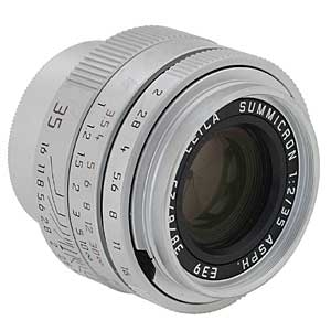 Leica 35mm f/2 Summicron ASPH. M39 Screw Mount Lens, Chrome | 39 | 11608