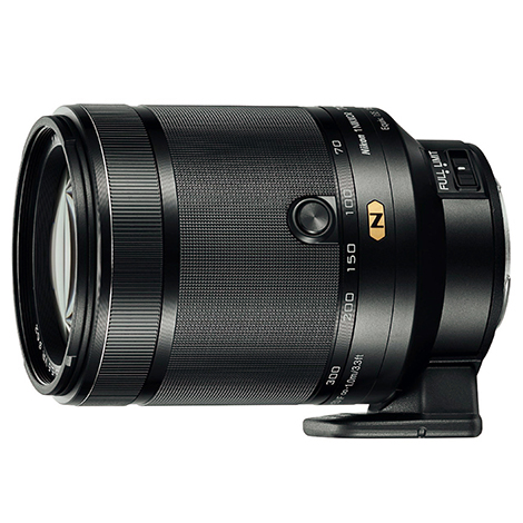 Nikon Nikkor 70-300mm f/4.5-5.6 VR Lens for Nikon 1 System CX Format, Black | 62