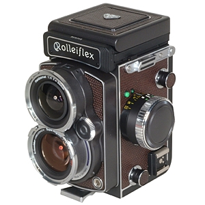 Rollei Rolleiflex 4.0 FW 50 F4 Super Angulon HFT (BAY IV) Medium Format TLR Camera