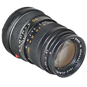 Leica 90mm f/2.8 Tele-Elmarit-M M-Mount Lens, Black | E39 | 11800