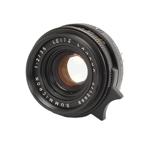 Leica 35mm f/2 Summicron Lens for M-Mount, Canada, Black | E39 | 11309 (Version 3 without Aperture Control Lever)