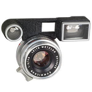 Leica 35mm f/2 Summicron Lens for M-Mount w/ Rangefinder Optics, Chrome | E39 | 11108, SAMWO (Version 1)