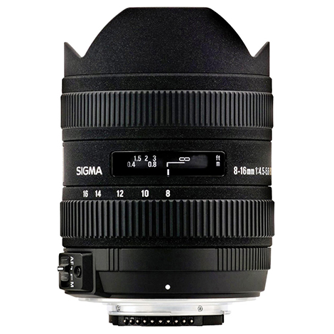 Sigma 8-16mm f/4.5-5.6 DC HSM APS-C Lens for Canon EF-S Mount
