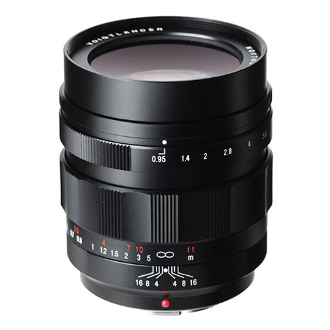 Voigtlander 42.5mm f/0.95 Nokton Manual Focus Lens for MFT (Micro Four Thirds) Black | 58