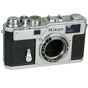 Nikon S3 35mm Rangefinder Camera Body, Chrome