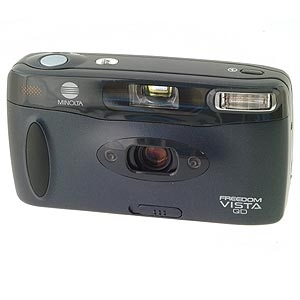 Minolta Freedom Vista 35mm Camera, 24mm f/4.5 Panorama Quartz Date