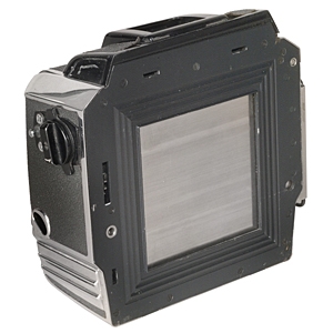 Bronica S2, S2A 120/220 Film Back 6X6, Chrome With Gray Leather