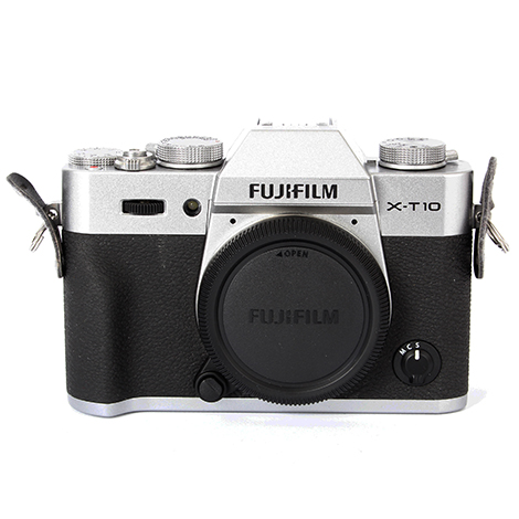 FUJIFILM X-T10 Mirrorless Camera Body, Silver | 16.3MP