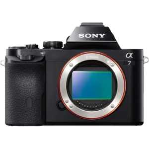 Sony a7 Mirrorless Camera Body, Black | 24.3MP | Menu Defaults to Korean