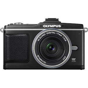 Olympus PEN E-P2 Mirrorless MFT (Micro Four Thirds) Camera Body, Black | 12.3MP