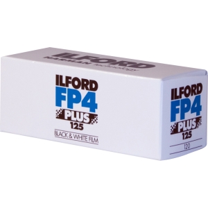 Ilford FP4 Plus 125 Black & White Negative Film, 120 Roll, ISO 125