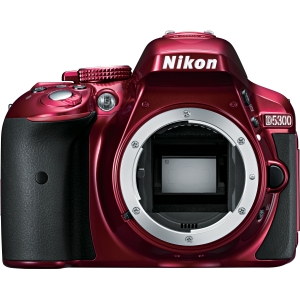 Nikon D5300 DSLR Camera Body, Red | 24.2MP