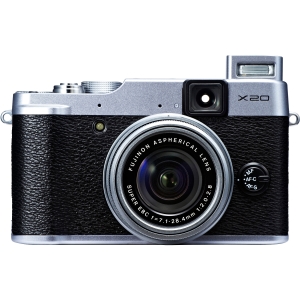 Fujifilm X20 Digital Camera, Silver | 12MP