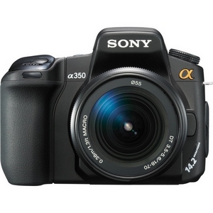 Sony Alpha a350 DSLR Camera Body, Black | 14.2MP
