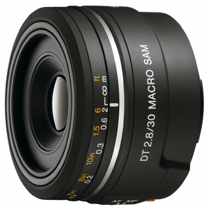 Sony 30mm f/2.8 Macro DT SAM A-Mount Autofocus Lens [49]