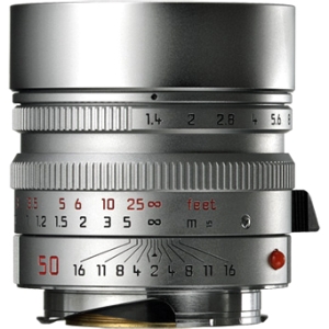 Leica 50mm f/1.4 Summilux-M ASPH. M-Mount Lens with Built-In Hood, Germany, Chrome, 6-Bit | E46 | 11892