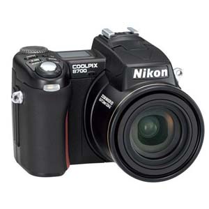 Nikon Coolpix 8700 Digital Camera, Black | 8MP | Requires EN-EL1, or 2CR5